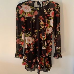Black Floral Dress
